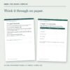 Actual workshop lesson and option-comparison exercise