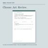 Actual workshop action and review worksheet