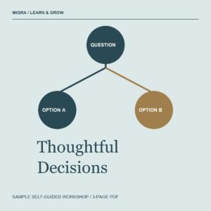 Original branching decision artwork